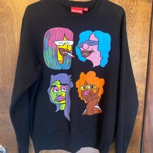 Supreme Crewneck Size Medium Gonz Heads Crewneck